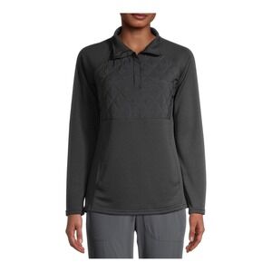 Avia Women's Active 1/4 Zip Pullover Small, Moisture-Wicking Quilted Workout Top